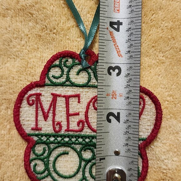 "Meow" Christmas Ornament - Picture 3 of 4